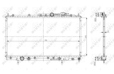 Радиатор охлаждения NRF 56078