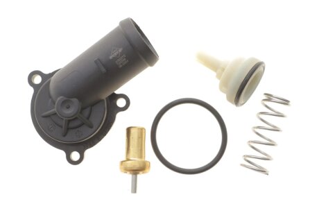 Термостат VW Polo/Skoda Fabia 1.4/1.6 09-16 (87/102°C) (з корпусом) NRF 725356