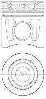 Поршень NURAL 87-121900-00