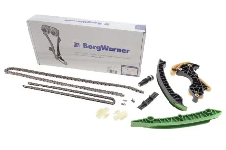 Комплект ланцюга ГРМ MB C-class (W204)/E-class (W212) 1.8 (M271) 07- (Borgwarner) OEM A0009931078_KIT2