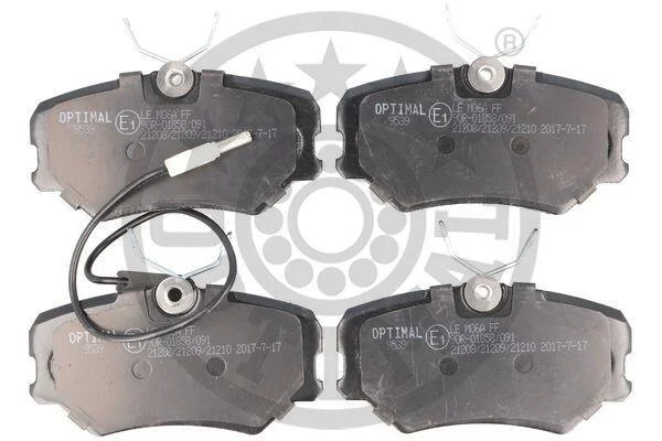 Гальмівні колодки дискові Optimal BP-09539 (фото 1)
