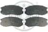 Гальмівні колодки дискові Optimal BP-09714 (фото 1)