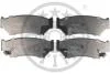 Гальмівні колодки дискові Optimal BP-09767 (фото 1)