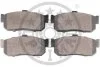 Гальмівні колодки дискові Optimal BP-09834 (фото 2)