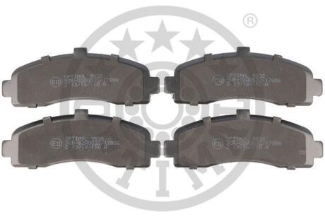 Гальмівні колодки дискові Optimal BP-09838