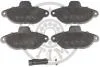 Гальмівні колодки дискові Optimal BP-09898 (фото 1)