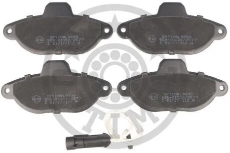 Гальмівні колодки дискові Optimal BP-09898