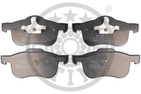 Гальмівні колодки дискові Optimal BP-10348
