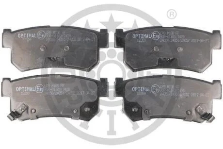 Гальмівні колодки дискові Optimal BP-12209