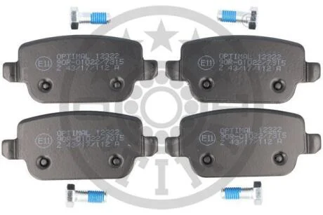 Гальмівні колодки дискові Optimal BP-12322