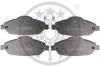 Гальмівні колодки дискові Optimal BP-12340 (фото 1)