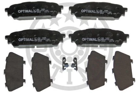 Гальмівні колодки дискові Optimal BP-12406