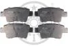 Гальмівні колодки дискові Optimal BP-12431 (фото 1)