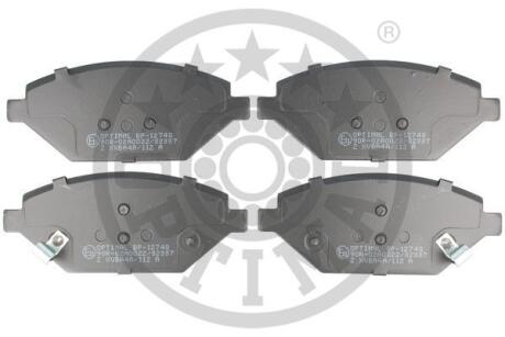 Гальмівні колодки дискові Optimal BP-12478
