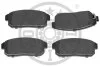 Гальмівні колодки дискові Optimal BP-12492 (фото 2)