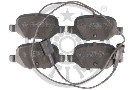 Гальмівні колодки дискові Optimal BP-12553