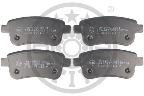 Гальмівні колодки дискові Optimal BP-12561