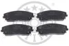 Гальмівні колодки дискові Optimal BP-12613 (фото 1)