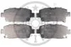 Гальмівні колодки дискові Optimal BP-12643 (фото 1)