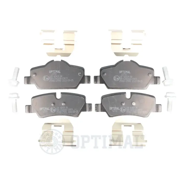 Гальмівні колодки дискові Optimal BP-12710 (фото 1)