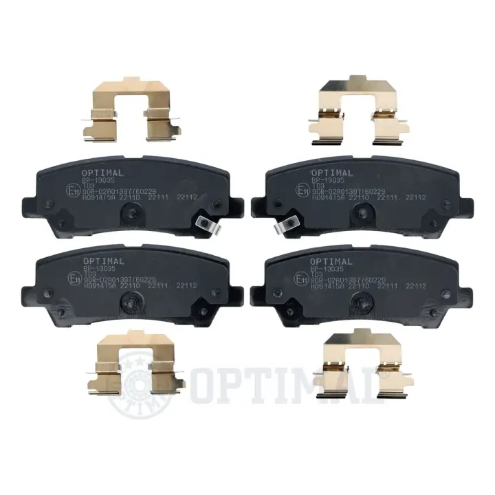 Гальмівні колодки дискові Optimal BP-13035 (фото 1)