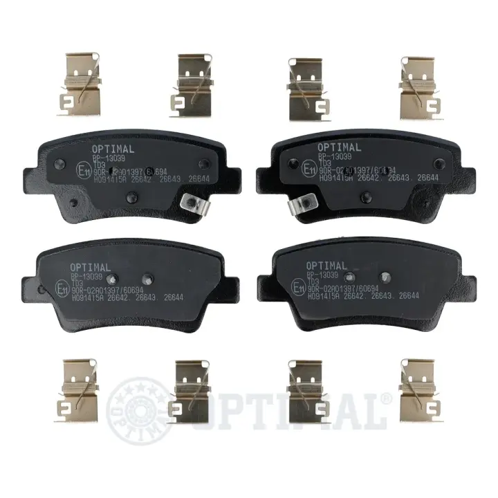 Гальмівні колодки дискові Optimal BP-13039 (фото 1)