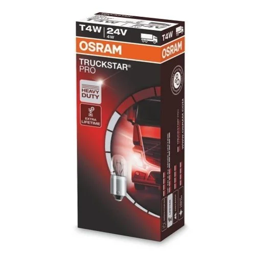 Автолампа Osram (24V 4W BA9s T4W) OSRAM 3930TSP (фото 1)
