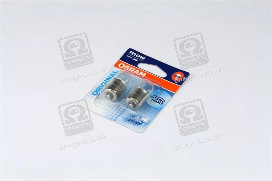 ЛАМПА R10W 12V 10W BA15s BLI STANDARD - заміна на 5008-2BL OSRAM 5008-02B (фото 1)