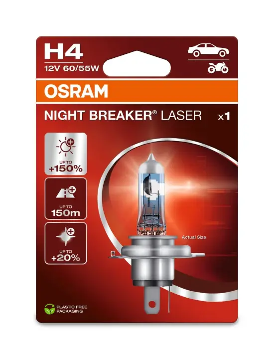 Автолампа допоміжного світла OSRAM 64193NL-1BL (фото 1)