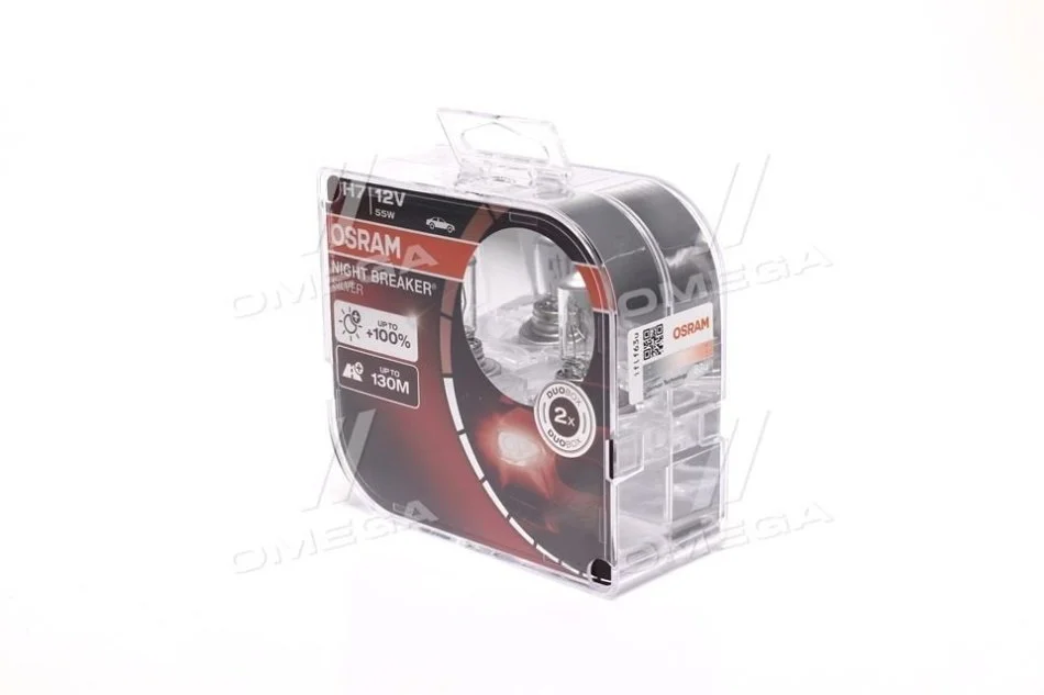 ЛАМПА H7 12V 55W PX26d Box Silverstar 2.0 NIGHT BREAKER SILVER - заміна на 64210NBS-2HB OSRAM 64210NBS-HCB (фото 1)