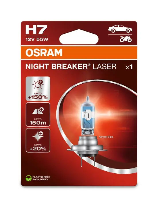 Автолампа галогенова 55W OSRAM 64210NL-1BL (фото 1)