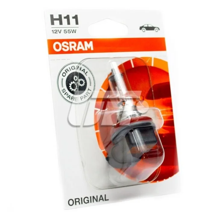 ЛАМПА H11 12V 55W PGJ19-2 BLI STANDARD - заміна на 64211-1BL OSRAM 64211-01B (фото 1)