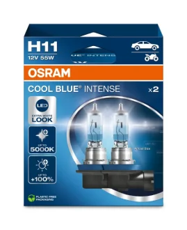 Лампа (Набір 2шт) H11 12В 55Вт PGJ 19-2 Cool Blue Intense NextGen 5000K OSRAM 64211CBN-2HB