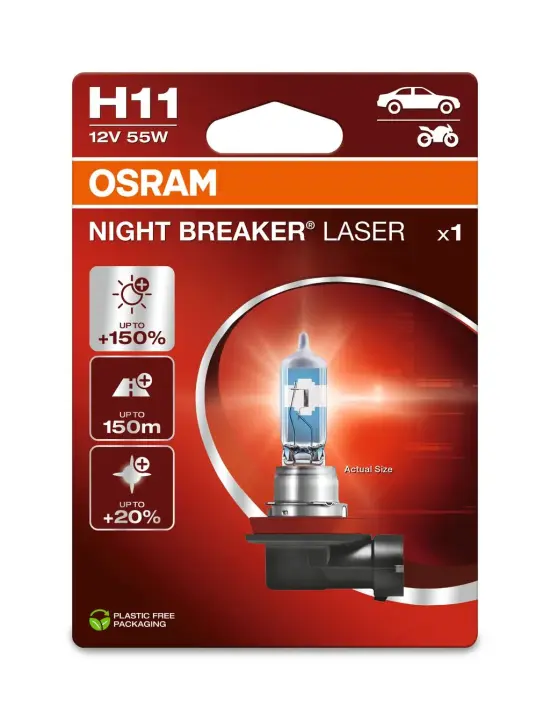 Автолампа галогенова 55W OSRAM 64211NL-1BL (фото 1)