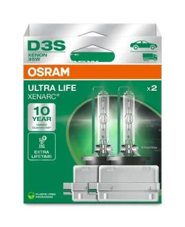 ЛАМПА D3S 42V 35W PK32d-5 DUO XENARC ULTRA LIFE OSRAM ="66340ULT2HB"