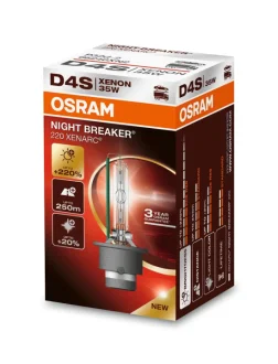 Лампа (картон 1шт) D4S 42В 35Вт P32D-5 XENARC NIGHT BREAKER 220, Білий 4500K OSRAM 66440XN2