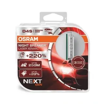 ЛАМПА D4S 35W P32d-5 DUO XENARC NIGHT BREAKER LASER (NEXT GEN) - заміна на 66440XN2-2HB OSRAM 66440XNN-HCB (фото 1)