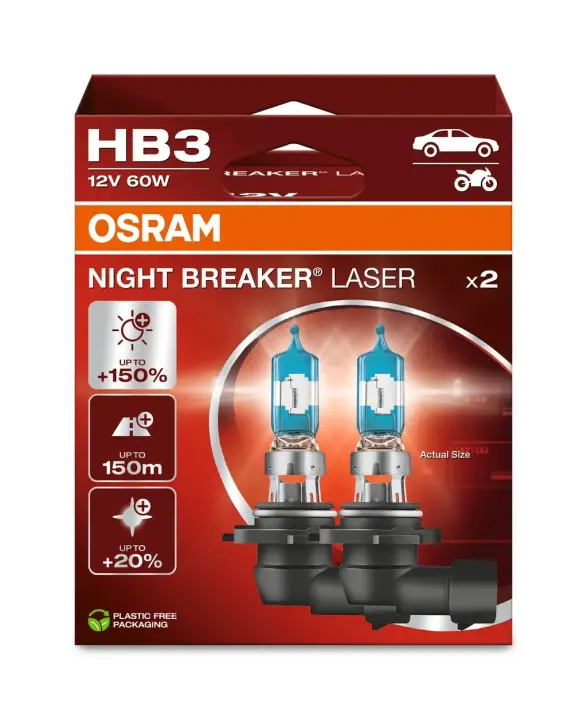 Автолампа допоміжного світла OSRAM 9005NL2HB (фото 1)