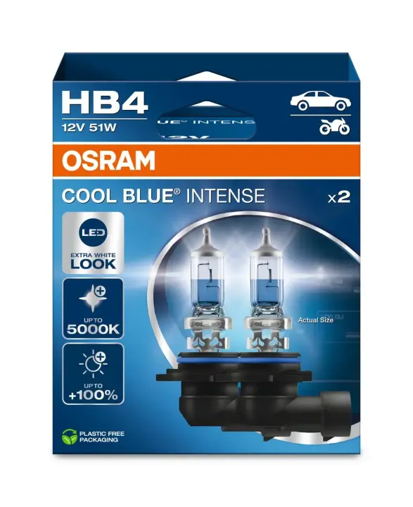 Автомобільна лампа 2 шт OSRAM 9006CBN-2HB (фото 1)