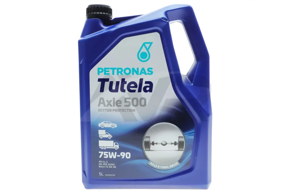 Олива трансмісійна TUTELA AXLE 500 75W-90 (5L) Petronas 76631M12EU (фото 1)