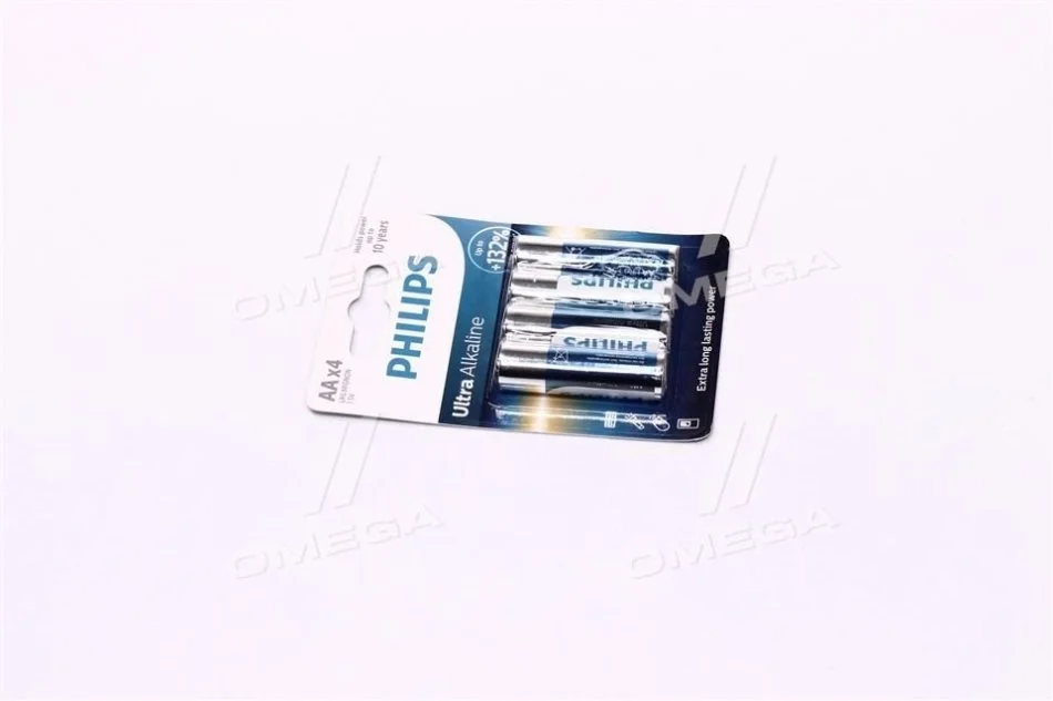 Батарейка Ultra Alkaline AA, 1,5V PHILIPS LR6E4B/10 (фото 1)