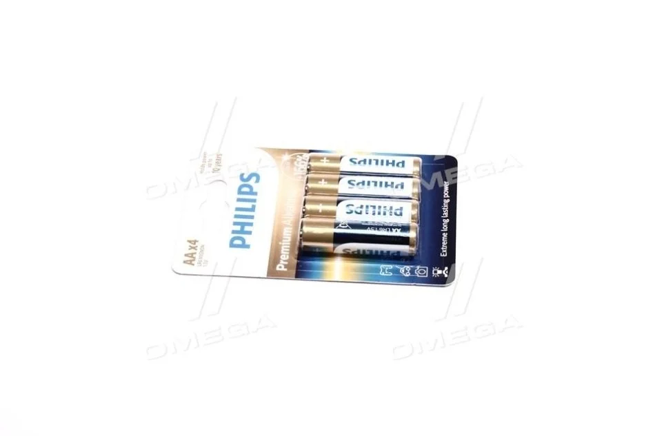 Батарейки комплект 4ш PHILIPS LR6M4B/10 (фото 1)