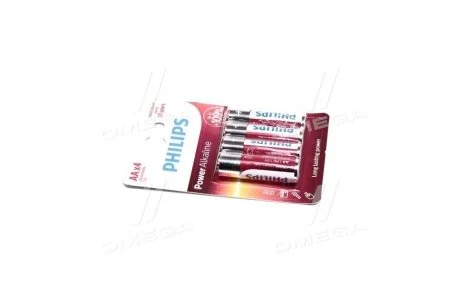 Батарейки цилиндрические, щелочные PHILIPS LR6P4B/10