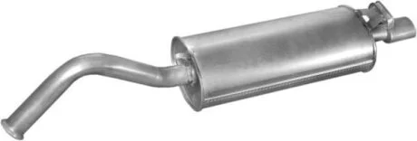 Глушник Audi A6 1.8 -20V седан, авант 10/95 -10/97 Алюмінізована сталь POLMOSTROW 01113