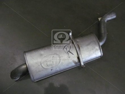 Глушник, алюміній. сталь, задн. Audi 80 79-87/90 84-87/Coupe 80-91 1.6/1.8kat/1.9/2.0 (01.14) POLMOSTROW 0114