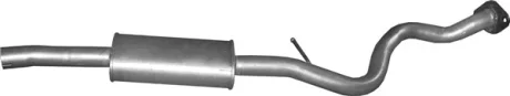 Глушник, алюміній. сталь, середн. BMW E90-318i, E91-318i (03.15) Polmostrow POLMOSTROW 0315