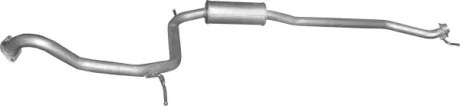 Глушник, алюміній. сталь, середн. Honda Civic 1.8i 16V (09.43) Polmostrow POLMOSTROW 0943