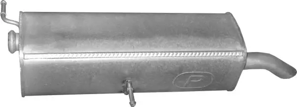Алюм глушник. сталь, задн. частина Peugeot 3008 1.6 HDi (19.31) Polmostrow POLMOSTROW 1931 (фото 1)