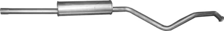 Глушитель алюм. сталь, средн. часть Renault Laguna III 08 2.0 16V (21.41) Polmostrow POLMOSTROW 2141