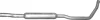 Глушитель алюм. сталь, средн. часть Suzuki SX4 / Fiat Sedici (25.13) Polmostrow POLMOSTROW 2513 (фото 1)